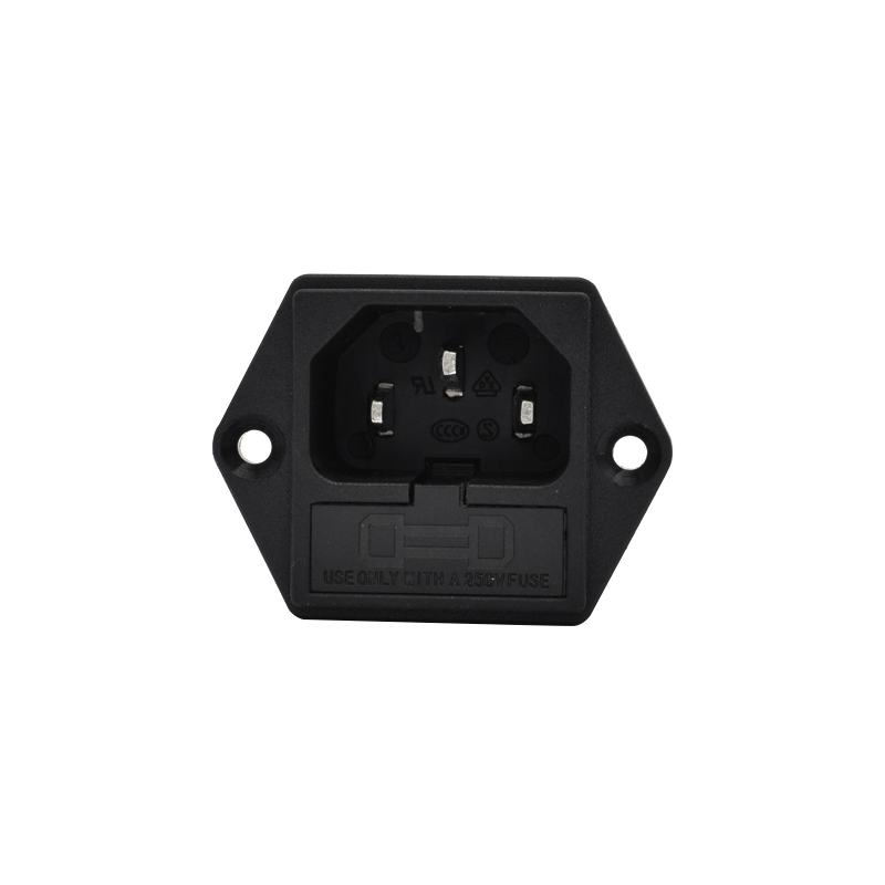 YB182 series IEC socket power filter with double fuse