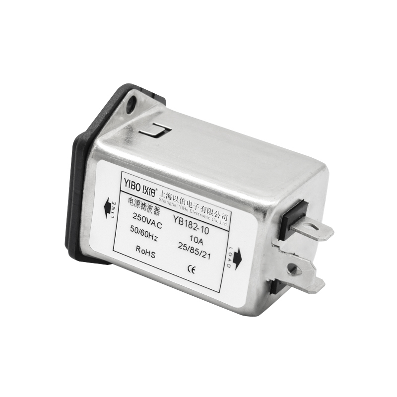 YB182 series IEC socket power filter with double fuse